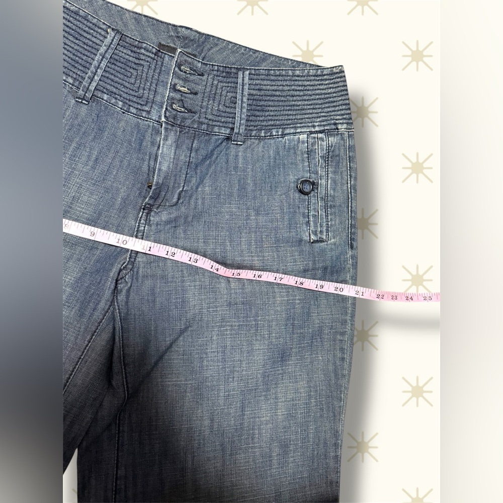 a.n.a Flare Wide Leg Jeans in Classic Blue - Picture 5 of 7